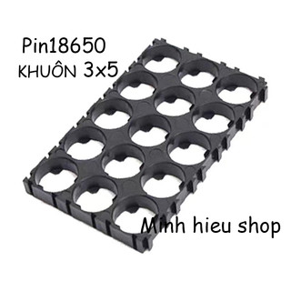 Bộ khuôn/ khay lắp pin lithium 1x2 lỗ,1x3 lỗ, 3x5 lỗ, 4x5 lỗ khuôn pin 18650