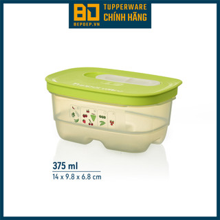  Hộp bảo quản Tupperware có nút hô hấp Ventsmart 375ml - Hộp nhựa trong chuyên dùng cho rau củ quả 