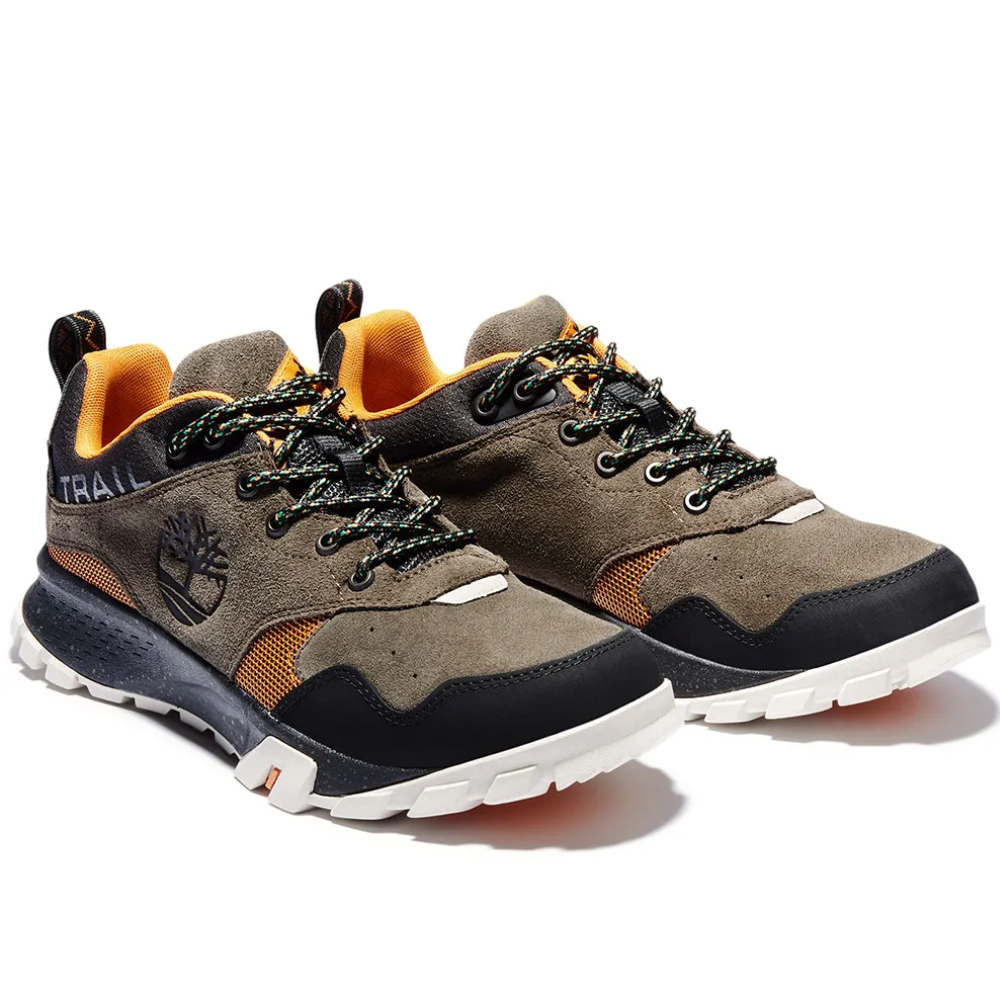 [SALE] Timberland Giày Thể Thao Nam - Garrison Trail Low Waterproof - Brown Suede - TB0A23F5 FP