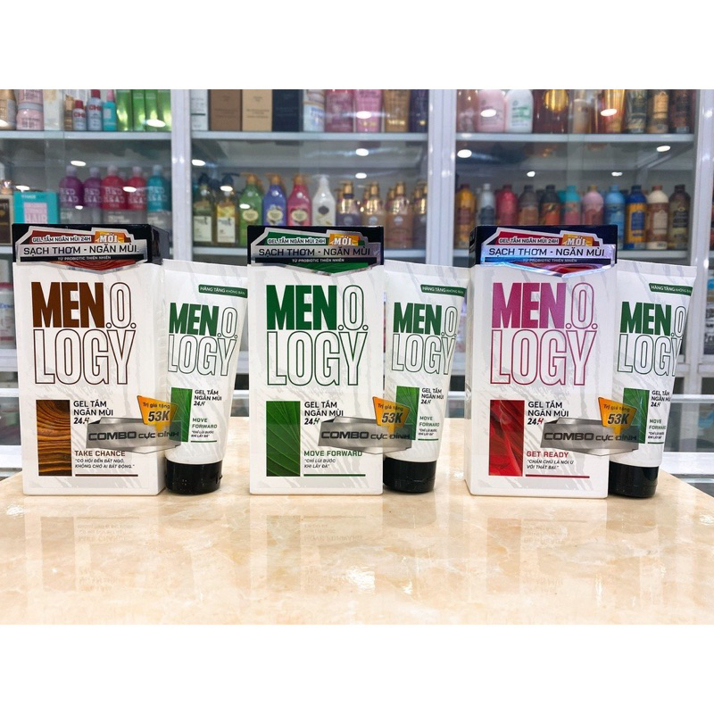 Gel tắm nam ngăn mùi 24giờ MEN.O.LOGY