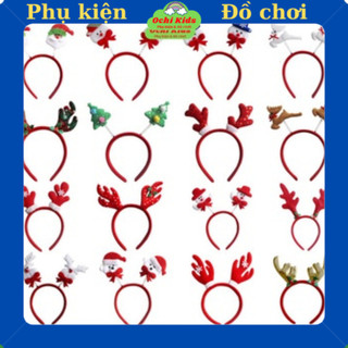 Xước tóc giáng sinh, bờm cài tóc noel siêu đáng yêu cho bé.