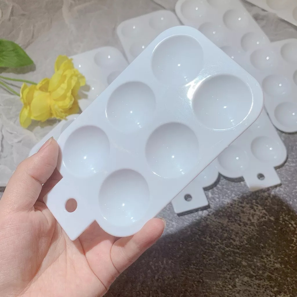 Bộ 2 Cọ Sơn Và 1 Khay Bảng Màu M811-3 Dành Cho Trẻ Em Và Người Lớn Vẽ Tranh, Pha Bột Màu Acrylic Sơn Dầu