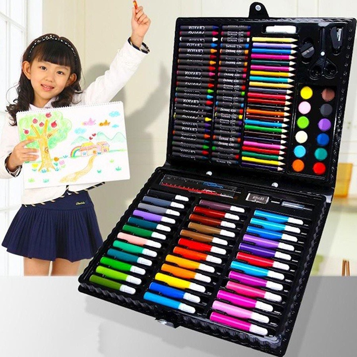 HỘP MÀU 150 MÓN CHO BÉ HÀNG ĐẸP
