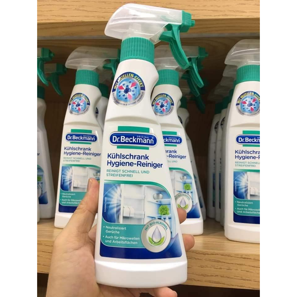Dung dịch vệ sinh lò vi sóng, lò nướng, nồi chiên không dầu Dr Beckmann, 375ml, rất an toàn khi sử dụng