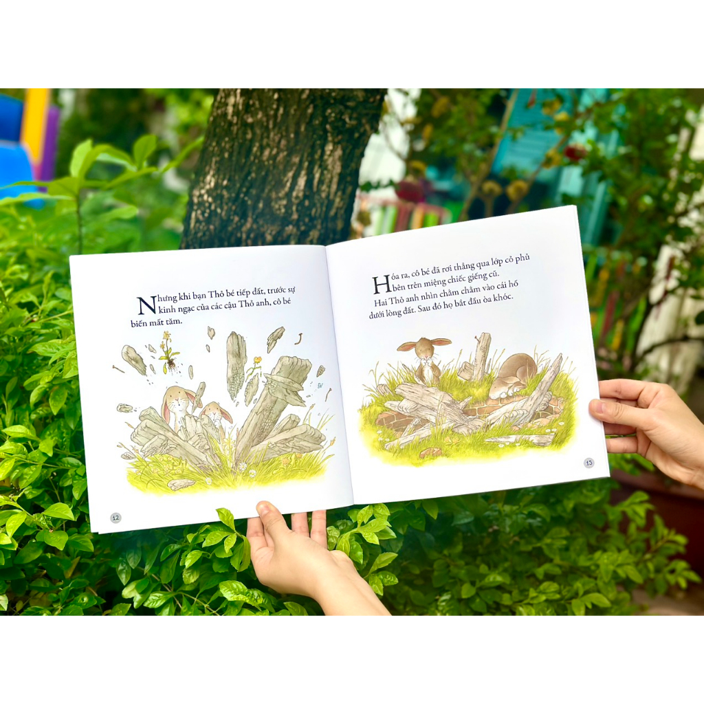 Sách - Gieo mầm yêu thương - Truyện kể cho trẻ 3 - 9 tuổi kèm tranh gấp khổng lồ - Bộ 4 tập - Đinh Tị Books