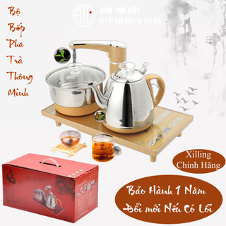 Bếp pha trà điện i-nox 304 Xiling sử dụng cho bộ bàn trà điện đun nước pha trà hoàn toàn tự động vòi xoay thông minh