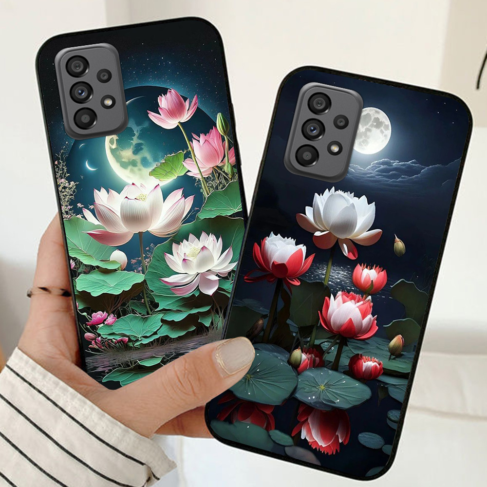 Ốp lưng Samsung a33 5G / ss a53 5G / ss a73 5G / ss a13 4G / ss a23 4G in hình hoa sen tài lộc may mắn