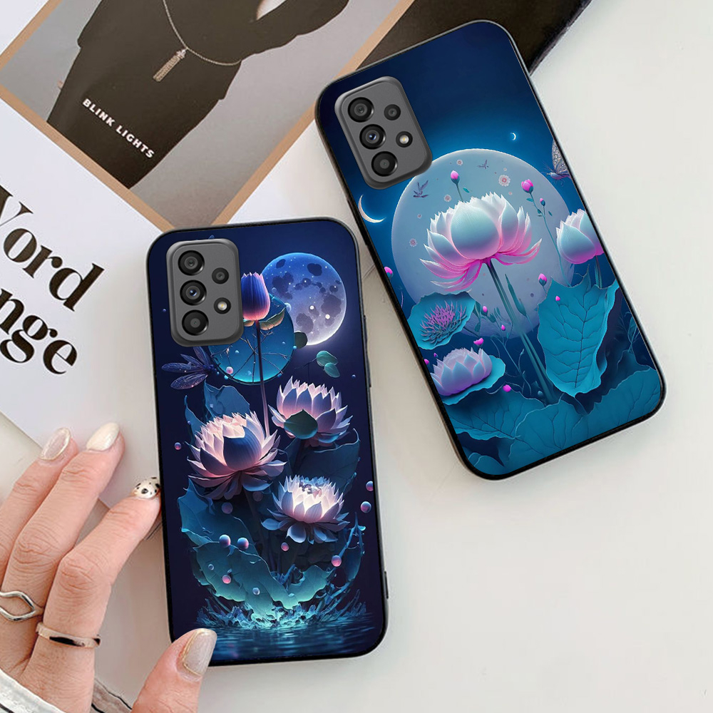 Ốp lưng Samsung a33 5G / ss a53 5G / ss a73 5G / ss a13 4G / ss a23 4G in hình hoa sen tài lộc may mắn