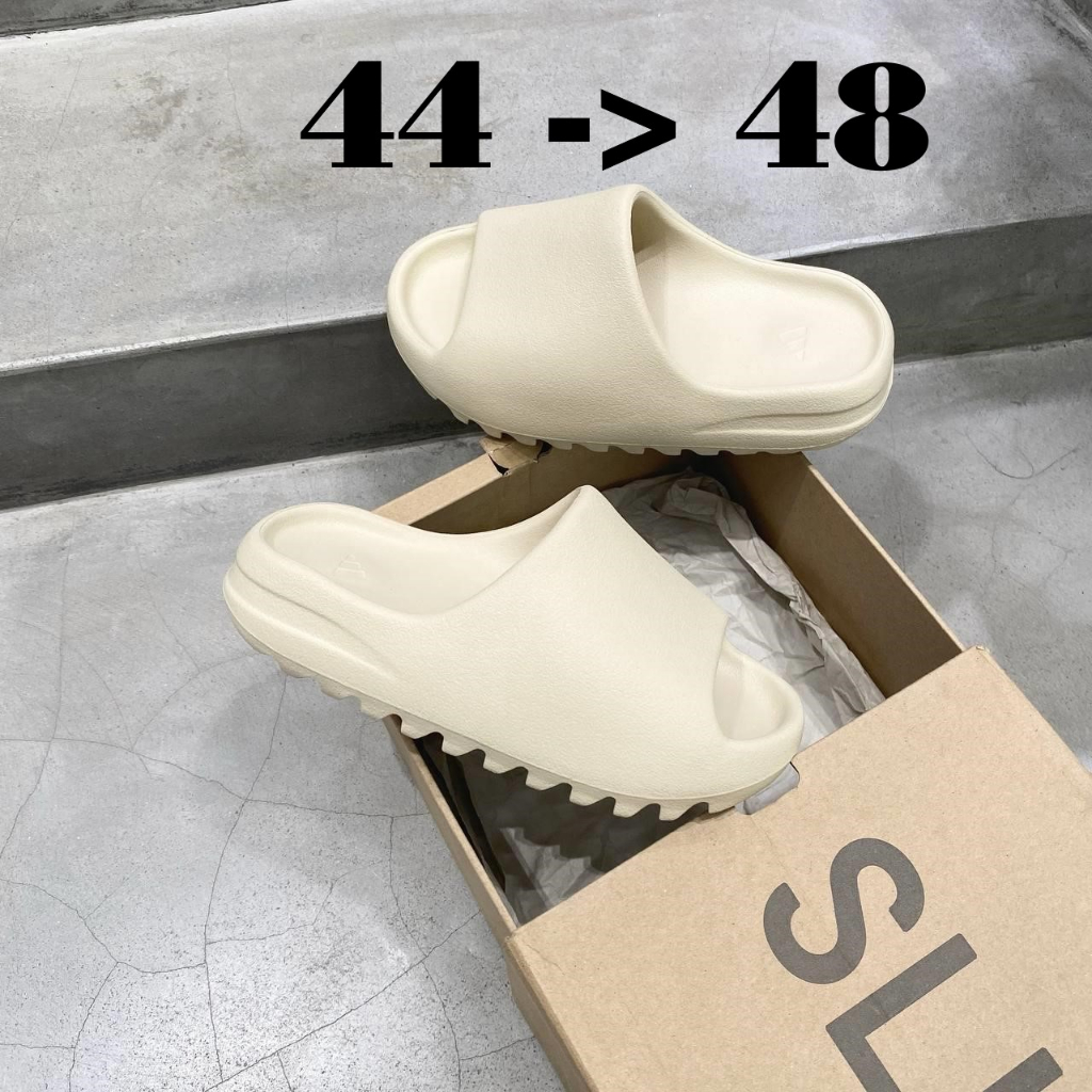 Dép Nam Size Lớn Big SIze Das Yeezy Slide Pure v Giày Sneaker Dép Bánh Mì Đúc Ngoại Cỡ 44 45 46 47 48