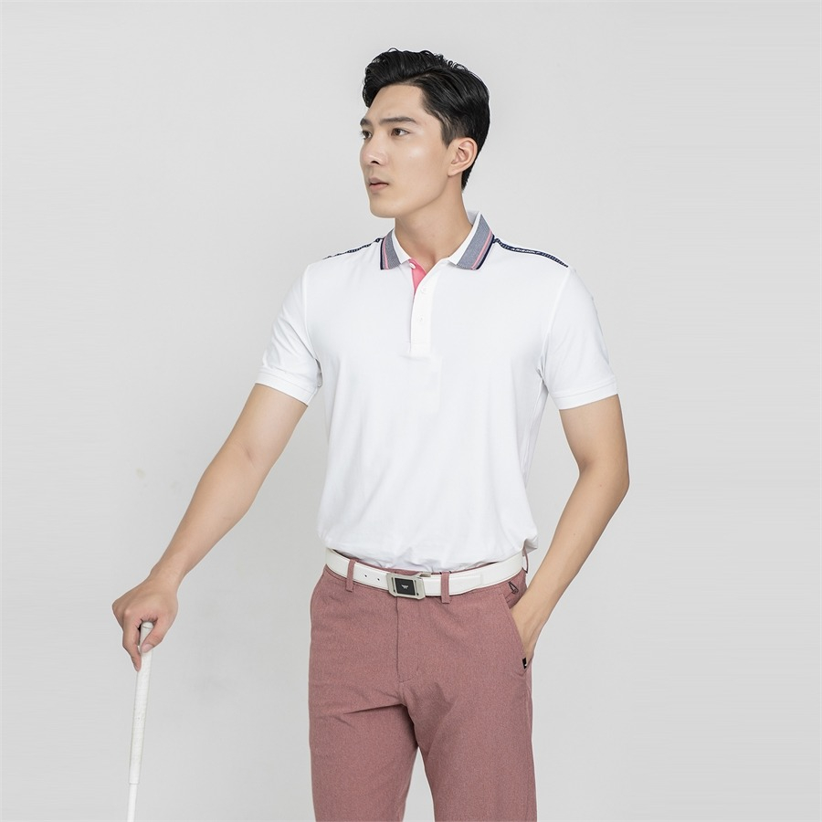 Áo polo nam ARISTINO dáng Golf fit thoải mái, chất liệu thấm hút mồ hôi, có khả năng chống tia UV - APSG08S1