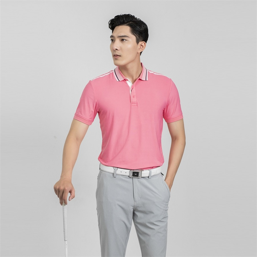 Áo polo nam ARISTINO dáng Golf fit thoải mái, chất liệu thấm hút mồ hôi, có khả năng chống tia UV - APSG08S1