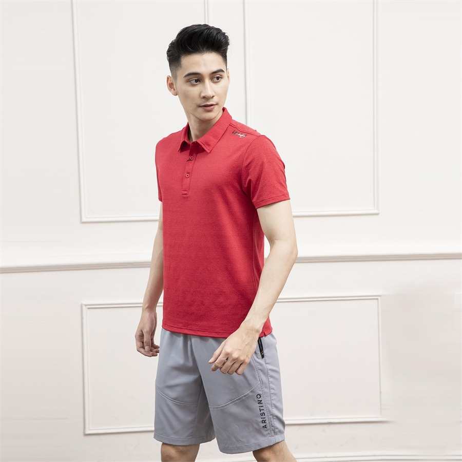 Áo polo nam Aristino phom dáng Slim fit ôm vừa vặn, chất liệu mềm mát, thoáng khí - APS055S1