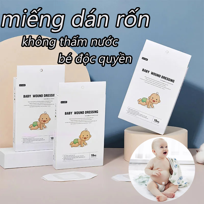 Miếng dán rốn cho bé sơ sinh thoáng khí tắm cho bé miếng dán rốn không thấm nước miếng dán rốn miếng dán rốn