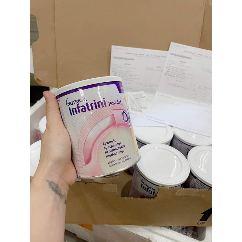 1 thùng sữa cao năng lượng Infatrini hỗ trợ tăng kg cho bé sinh non, thiếu kg hộp 400gr