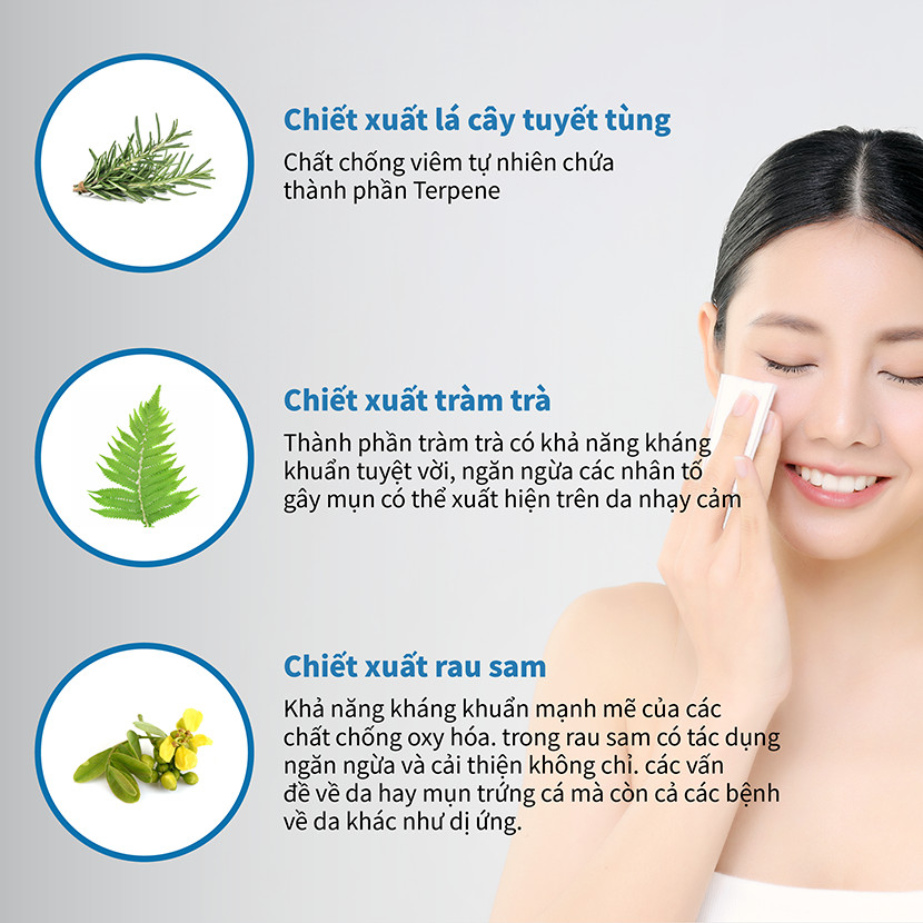 Toner AHA DR FLOMOS 300ml Tẩy Tế Bào Chết, Giảm Mụn, Mờ Thâm