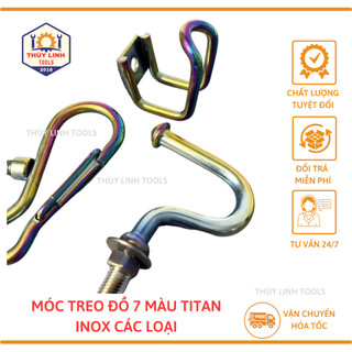 Móc treo đồ titan các loại, móc gạt inox giá sỉ thùy linh tools