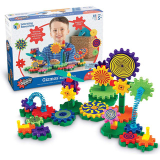 Đồ chơi xây dựng bánh răng cưa Gizmo - Gears! Gears! Gears! Gizmos Building Set - Learning Resources