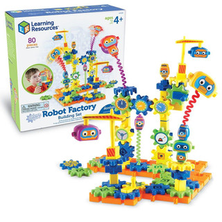 Đồ chơi xây dựng răng cưa nhà máy robot - Gears! Gears! Gears! Robot Factory - Learning Resources