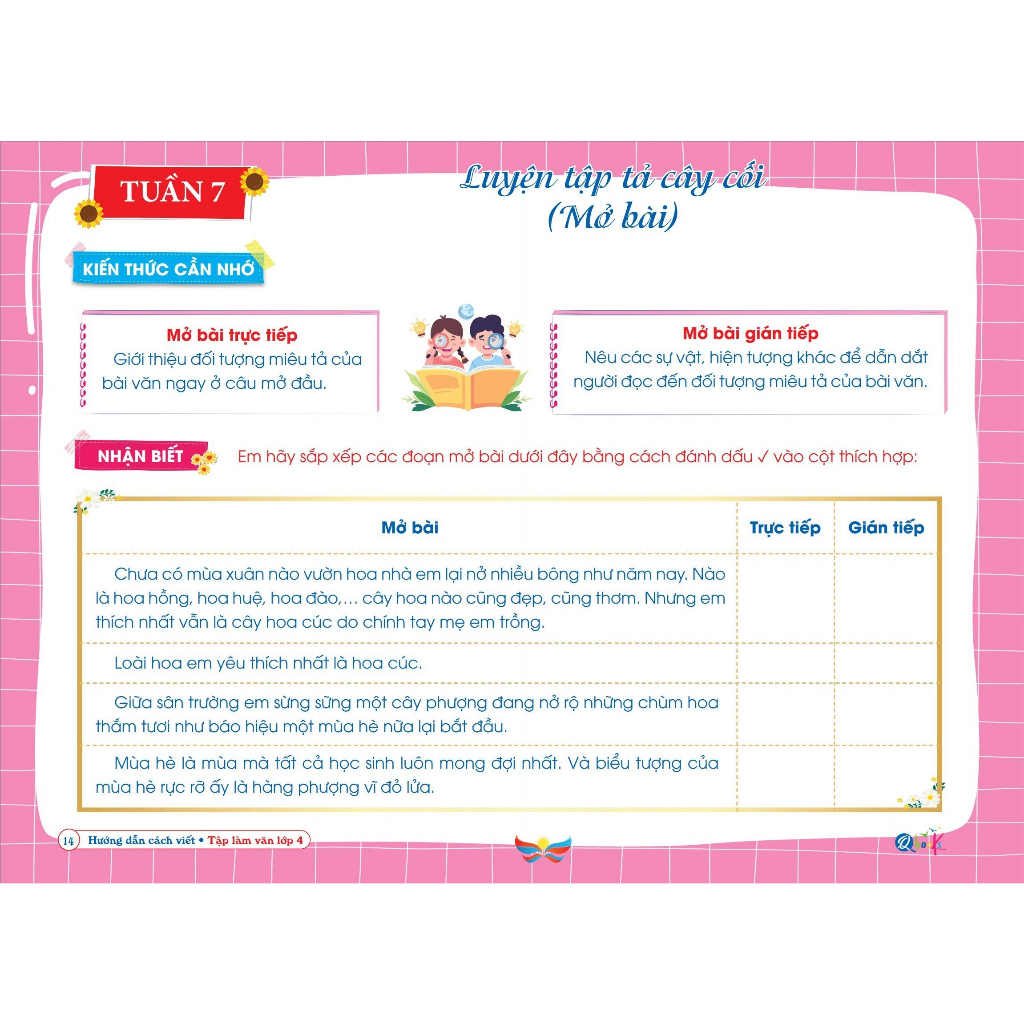 Sách - Hướng dẫn cách viết TẬP LÀM VĂN Lớp 4 - Cả năm - Cánh Diều - 1 quyển - QC TLV 4