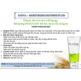Mẫu dùng thử kem dưỡng floxia/bioderm cho da