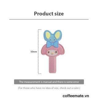 ⚡SANRIO/ Kuromi Kẹp Tóc Bằng Acrylic Họa Tiết Hoạt Hình Đáng Yêu