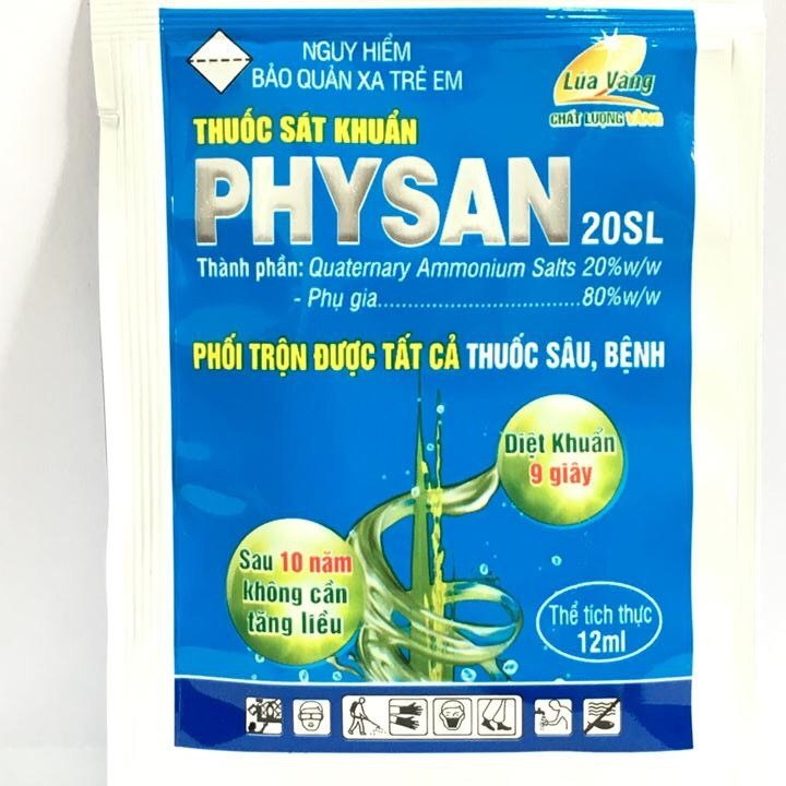 Thuốc Physan 20SL đặc trị thối nhũn cây trồng, gói 20ml