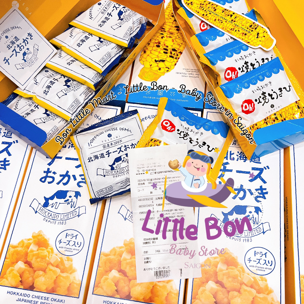 Bánh gạo bắp/ phô mai cao cấp Yoshimi Nhật Bay air