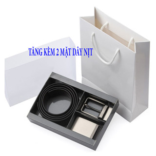 Thắt lưng nam tặng kèm 2 mặt cao cấp, Dây nịt nam cao cấp, Dây nịt nam 2 mặt