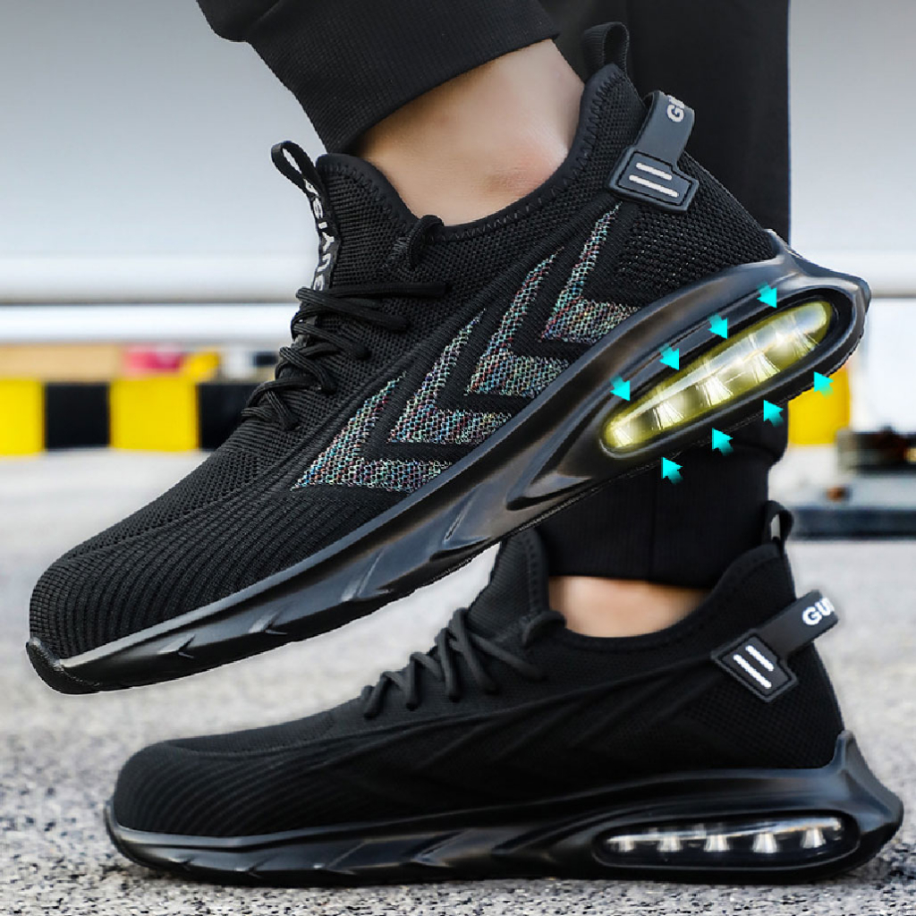 Giày bảo hộ Guyisa 1137 thời trang siêu nhẹ mũi thép chống đinh chống va đập