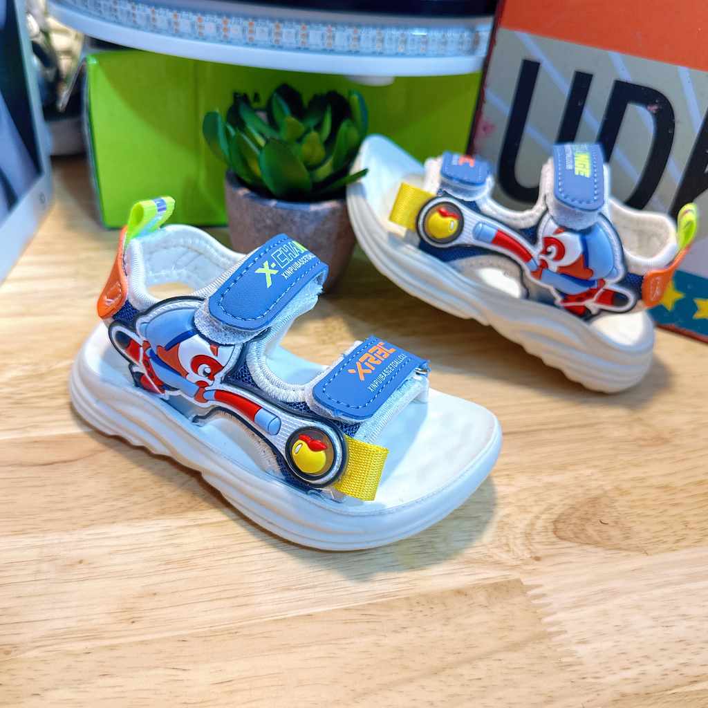 Sandal bé trai bé gái- Dép sandal cao cấp hình ngộ nghĩnh đáng yêu đế mềm chống trơn trượt
