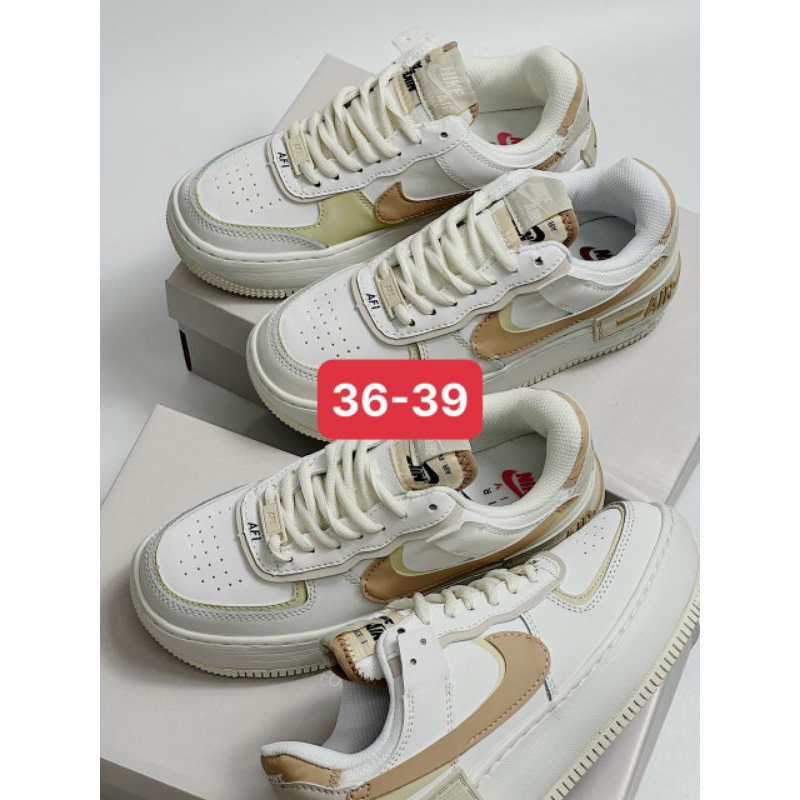 Shop  siêu phẩm giày AF1SHADOW NÂU NUDE.MIỄN PHÍ SHIP . ẢNH THẬT SHOP TỰ CHỤP