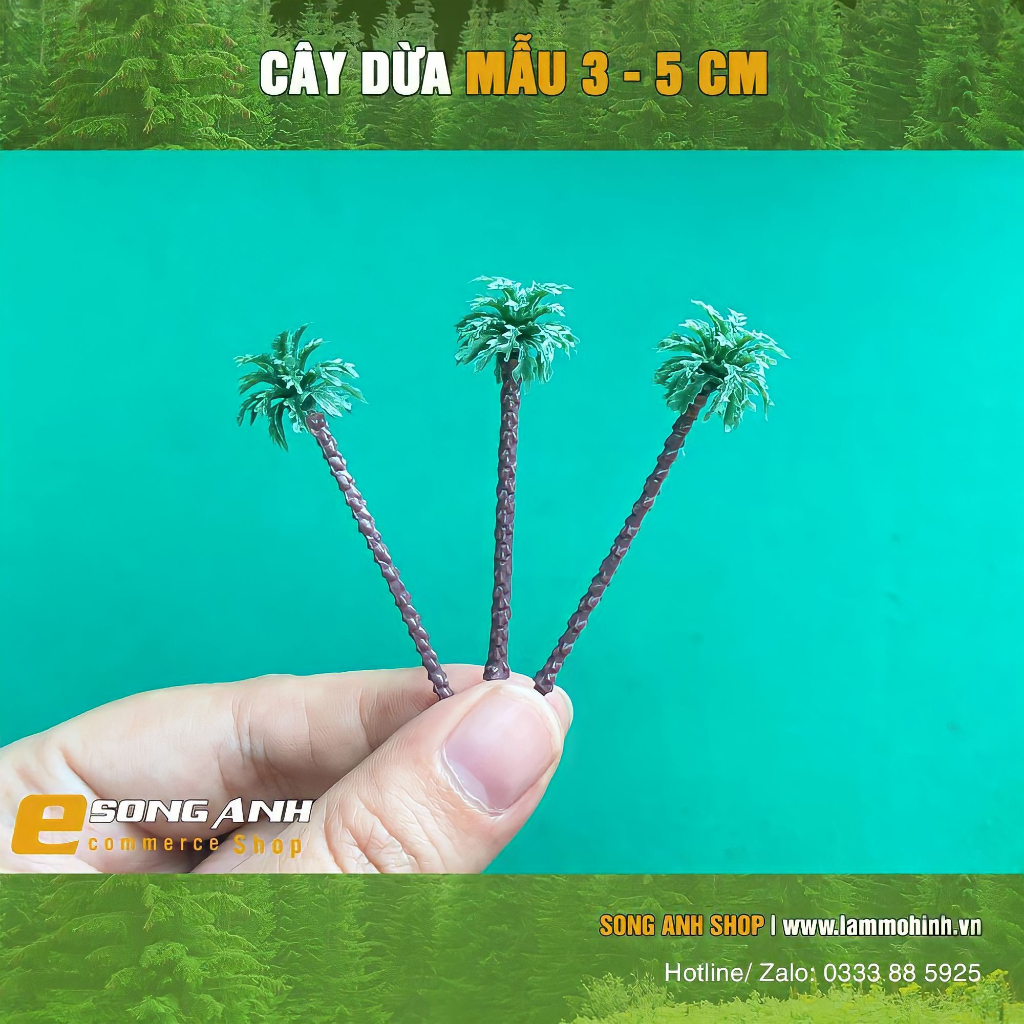 Cây dừa mô hình - nhiều kích thước