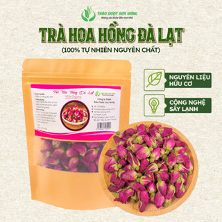  Trà Hoa Hồng Đà Lạt Khô Sấy Lạnh Nguyên Bông 100% Organic - Trà Thảo Mộc Dưỡng Nhan Đẹp Dáng 