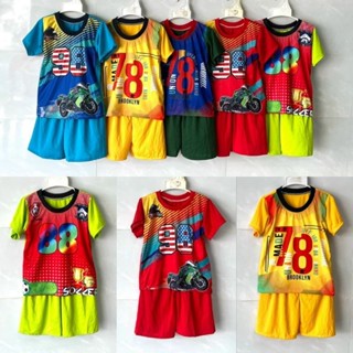 (14-18KG) COMBO 5 BỘ THUN THỂ THAO 3D BÉ TRAI (CÓ KIỂM TRA HÀNG)