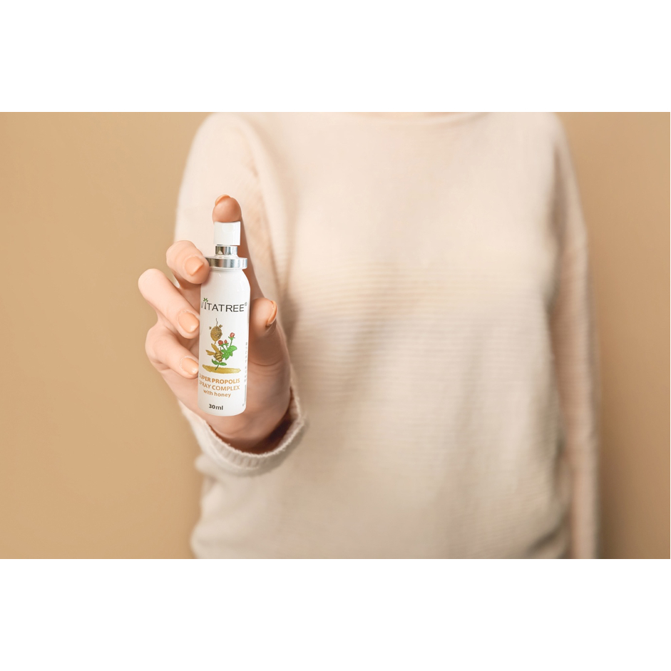 Keo ong xịt họng vitatree super propolis spray complex with manuka 15+ 30ml Healthy Care Maxwell