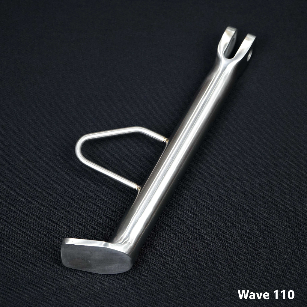 Chân chống nghiêng Inox 304 đặc dành cho Wave, Dream, Exciter, Winner, SH, AB, Sirius