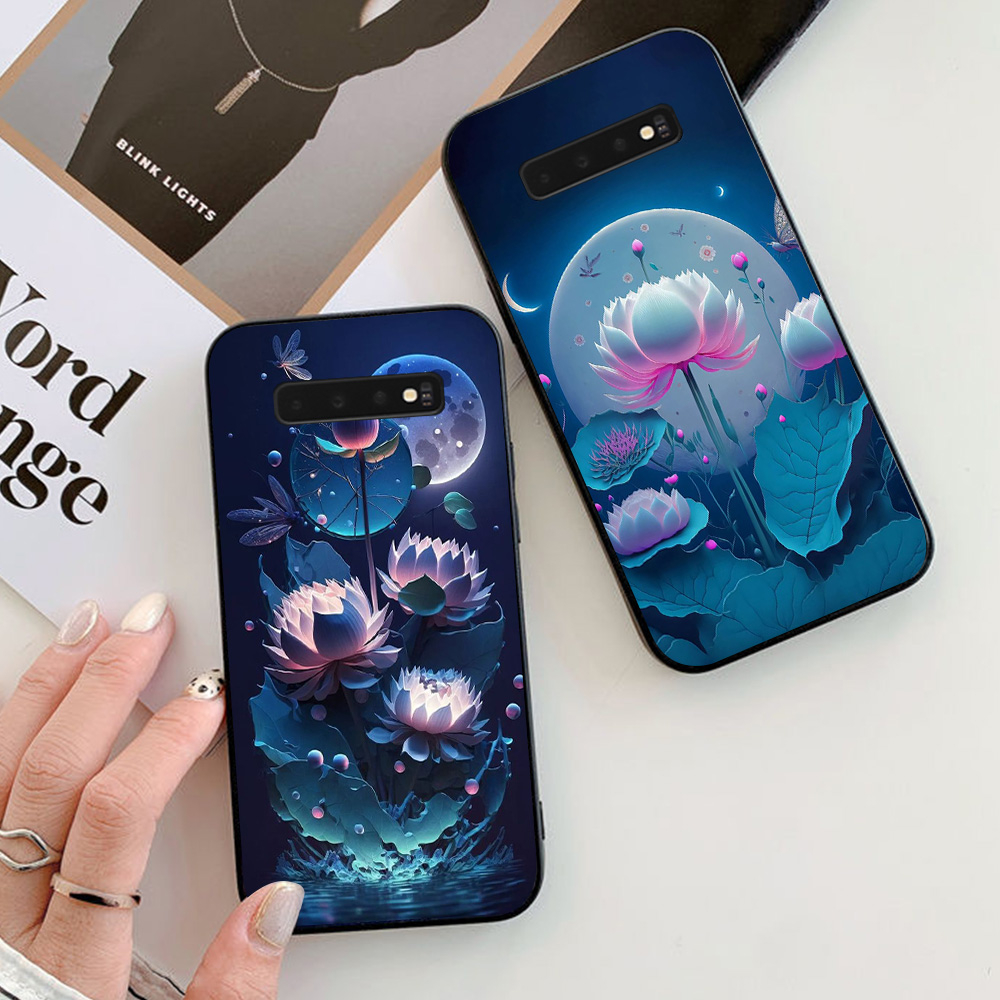 Ốp lưng Samsung s10 / ss s10 5g / ss s10 plus / ss s10+ in hình hoa sen tài lộc may mắn