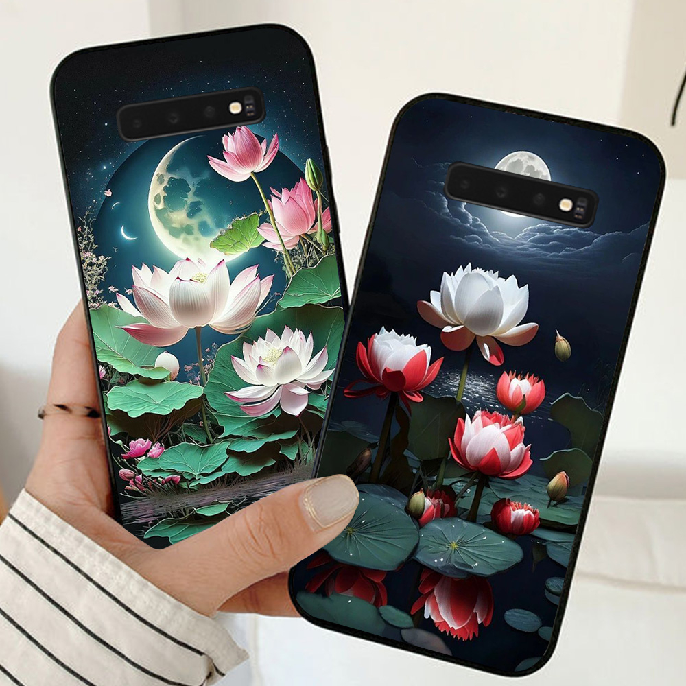 Ốp lưng Samsung s10 / ss s10 5g / ss s10 plus / ss s10+ in hình hoa sen tài lộc may mắn