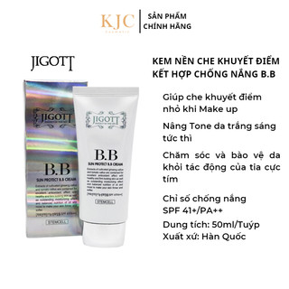 Kem nền che khuyết điểm kết hợp chống nắng B.B -JIGOTT SUN PROTECT B.B CREAM SPF41 PA++