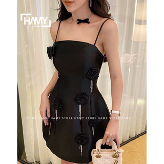 Đầm Dây Hoa Hồng