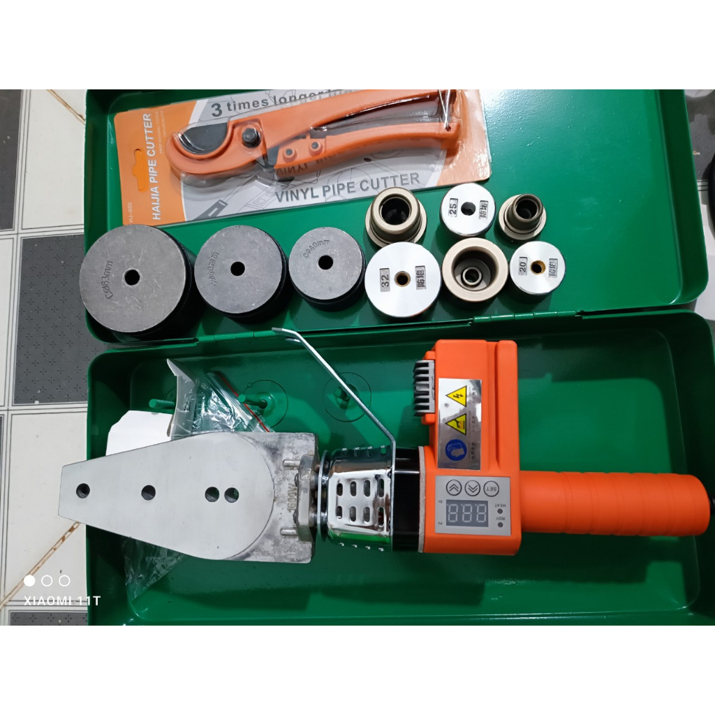 Máy hàn nhiệt ống nước ppr-công suất 1600w-máy hàn 20-32 và 20-63