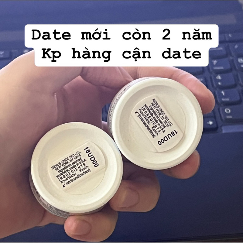 Mặt nạ mask đất sét Kiehl's giúp làm sáng da mờ sẹo thâm do mụn mini 14ml