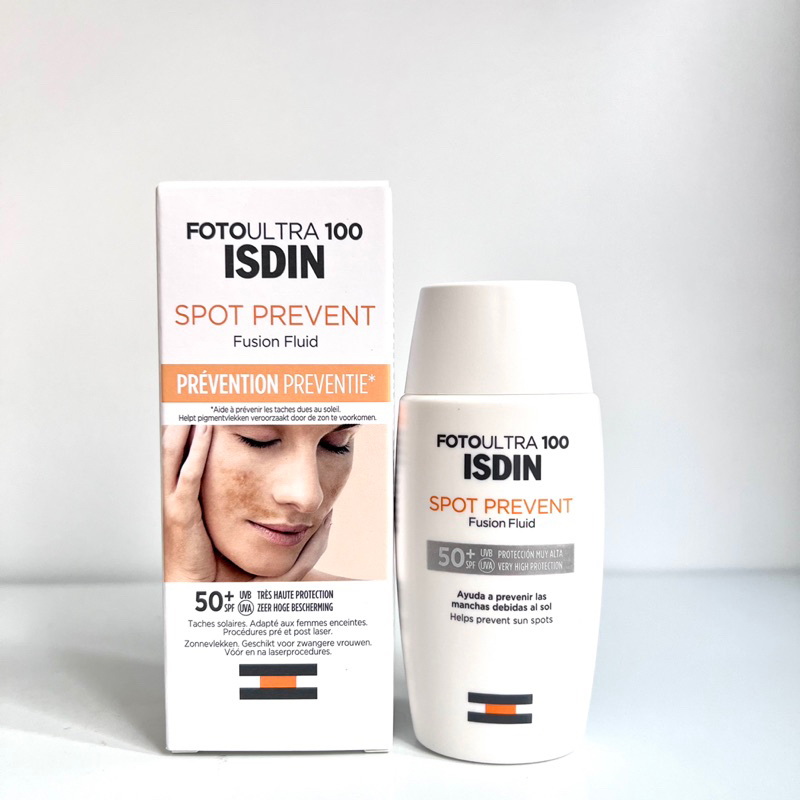 ( Mờ Nám ) Kem chống nắng FotoUltra100 ISDIN Fusion Fluid SPF 50+ ngăn ngừa đốm nâu do ánh nắng mặt trời - không bết rít