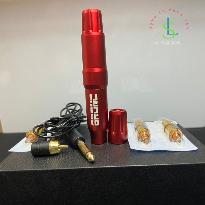 Máy Bronc 2 đầu dùng kim pen và kim Blackpearl, máy phun xăm / linhshop-hn