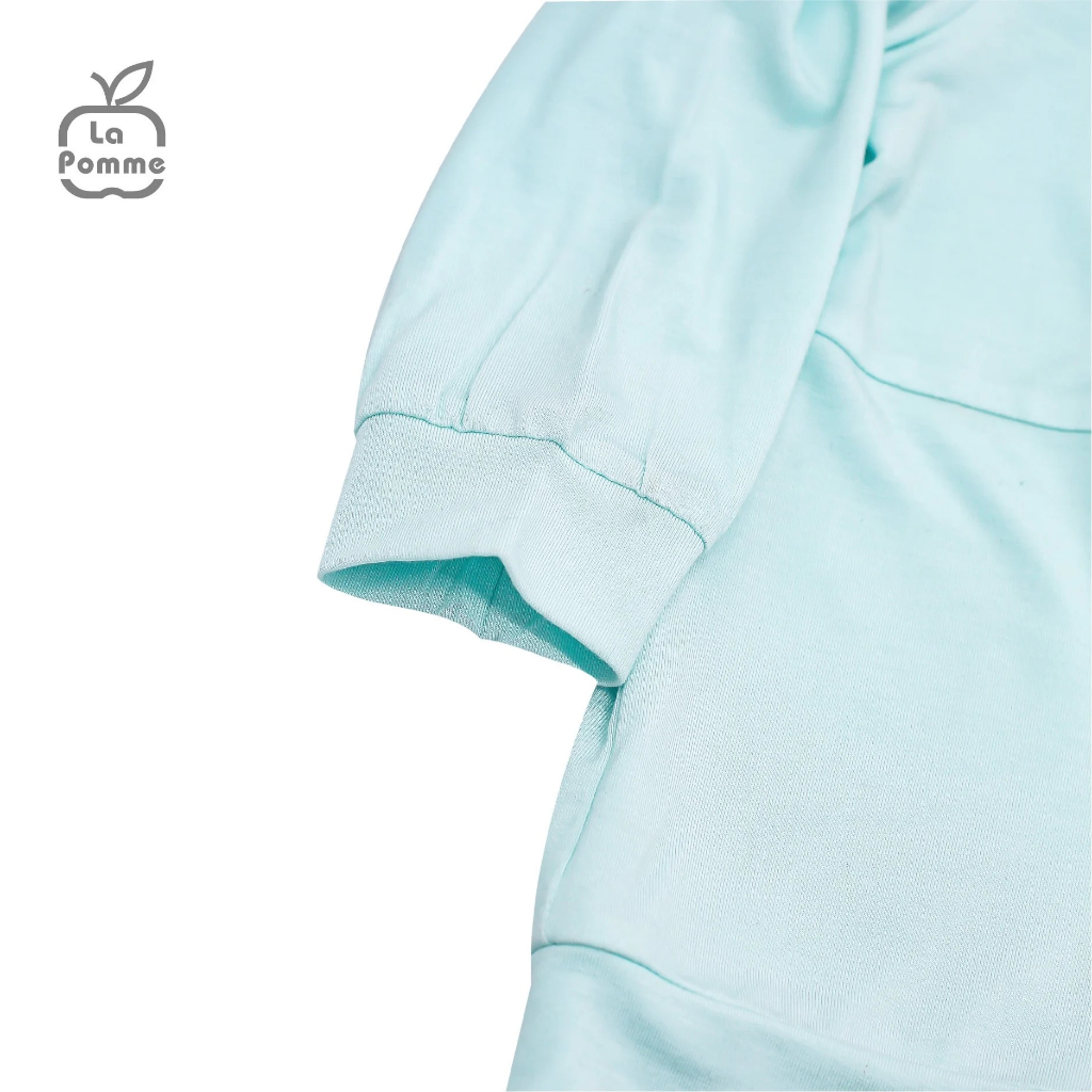 Bộ quần áo dài tay trơn màu cho bé trai, bé gái LA POMME SL238