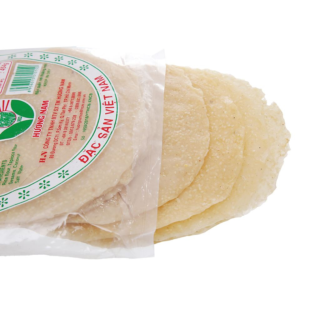 Bánh Đa Tôm Mè Đen/Mè Trắng Dừa Hương Nam Gói 454G