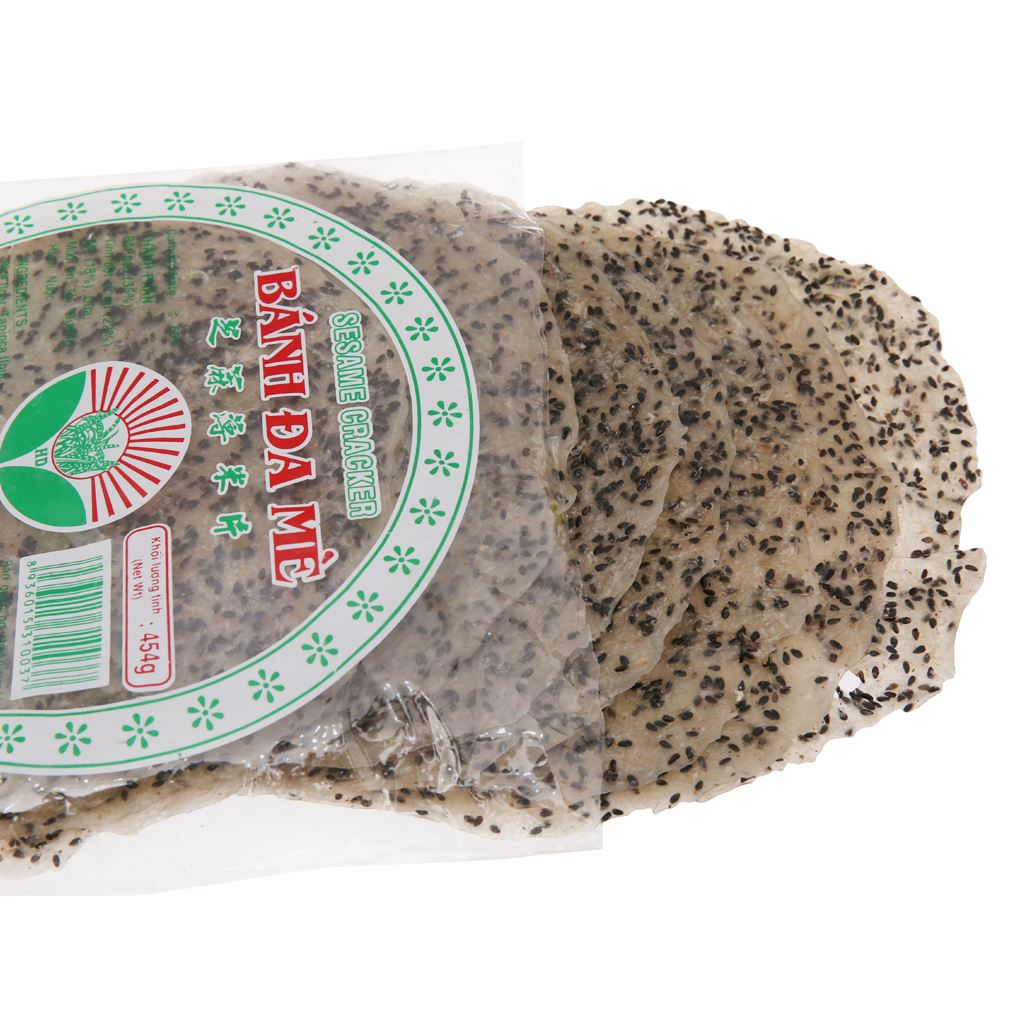 Bánh Đa Tôm Mè Đen/Mè Trắng Dừa Hương Nam Gói 454G