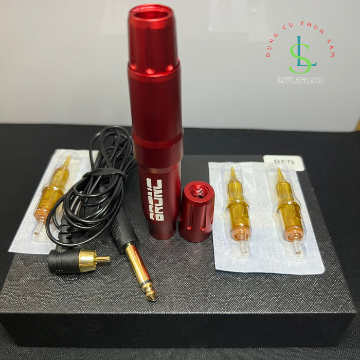Máy Bronc 2 đầu dùng kim pen và kim Blackpearl, máy phun xăm / linhshop-hn