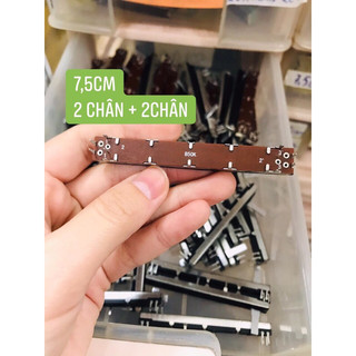 Chiết áp gạt 7,5cm, 3 chân + 3 chân, 10k-50k-100k