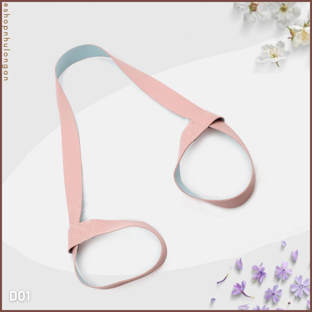 Dây treo thảm Yoga chất liệu da hàng Quảng Châu cao cấp, dây cột thảm Yoga D01, decor xinh xắn, tiện lợi